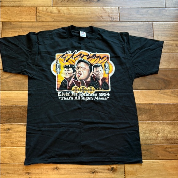 Vtg 80s 90s Jerzees Elvis’ That’s All Right Mama T